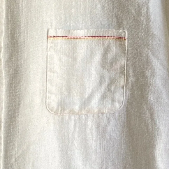 Marine Layer Off-White Casual Button Down Shirt - Picture 6 of 11